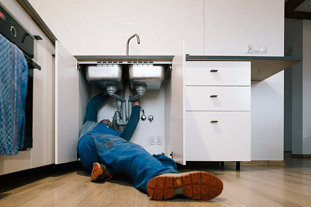 Professional Plumbing technician working in Falls City, OR